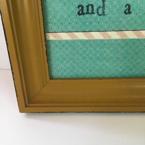 Curly girl design kitchen art sign yellow - Picture 2 of 7